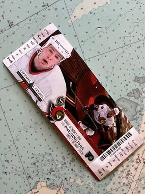 2003 / 2004 Senators vs Flyers NHL Ticket Ottawa